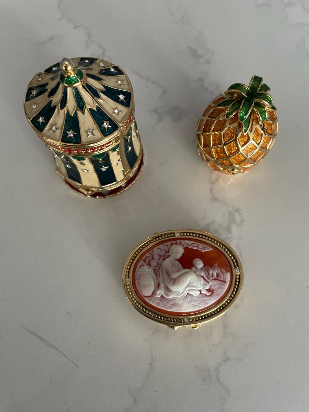 Vintage 2001 Estée Lauder Solid Perfume Compact Collection | Pinneaple, Circus T
